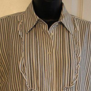 Gant Ruffled long-sleeved blouse